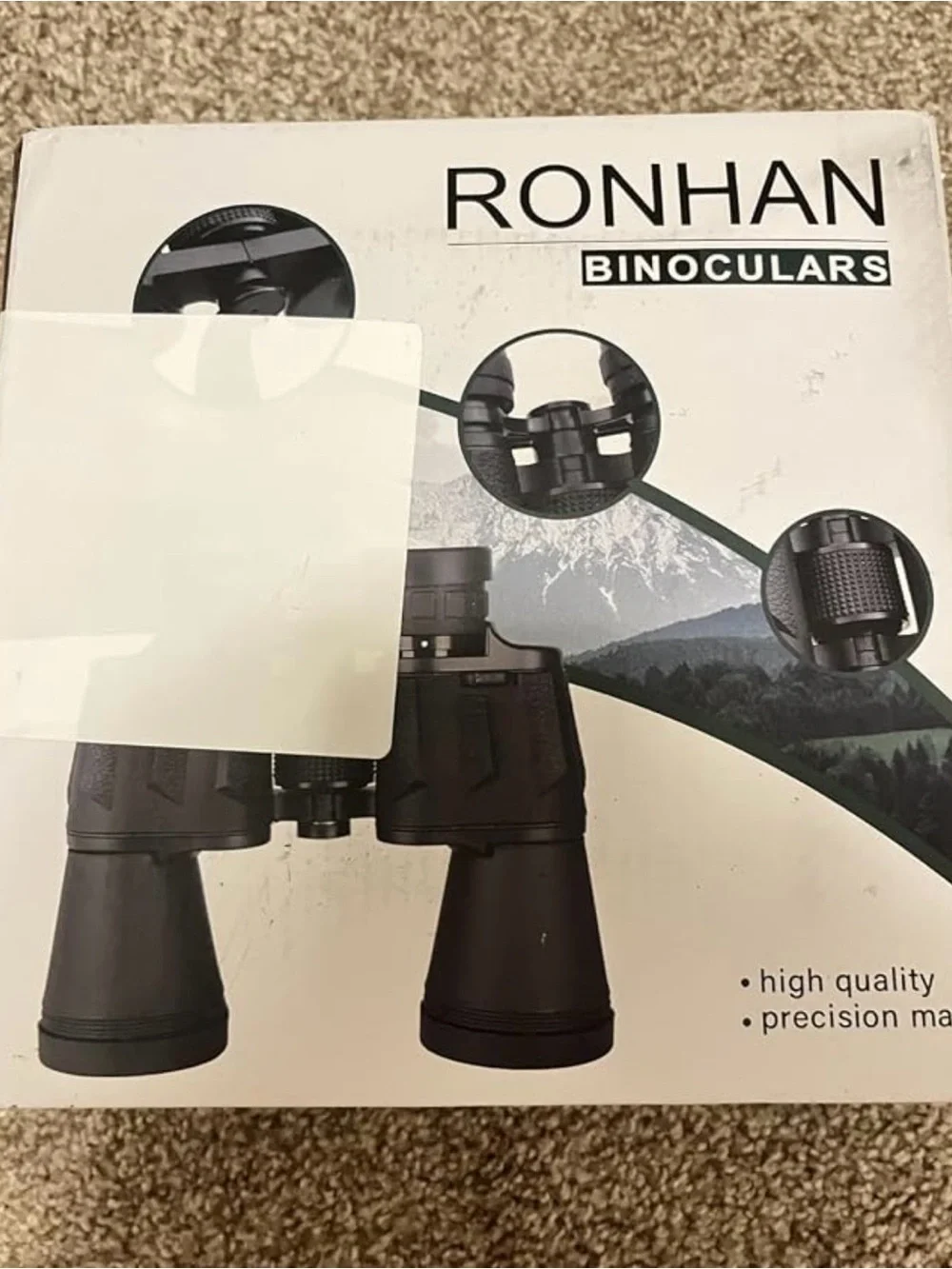 20x50 Black Binoculars with 26mm Eyepieces